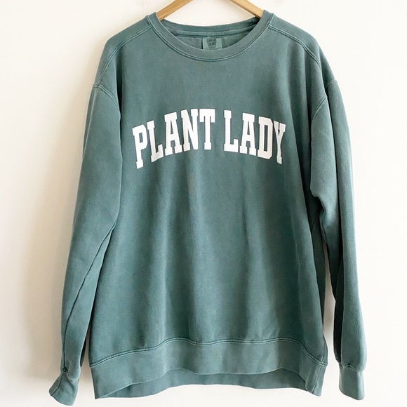 Tops - PLANT LADY Oversized Collegiate sweatshirt